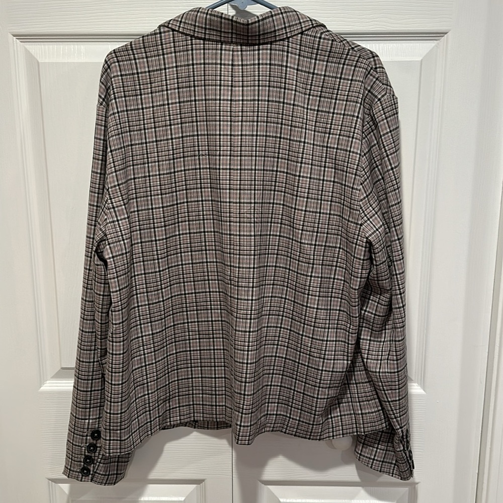 Free People We The Free Cali Plaid Blazer - Picture 8 of 8